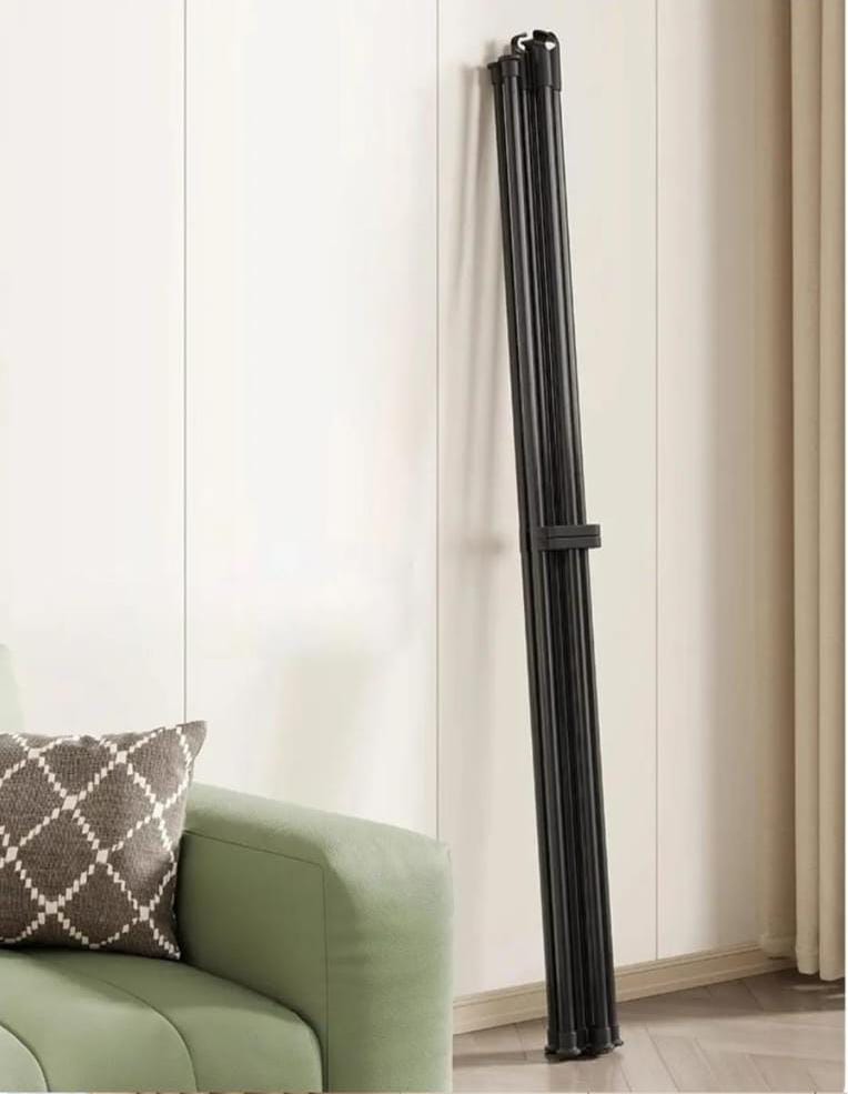 Foldable Clothes Drying Rack Outdoor Floor-Standing Tripod Expandable Household Quilt Drying Rods Simple Octopus Clothing Shelf