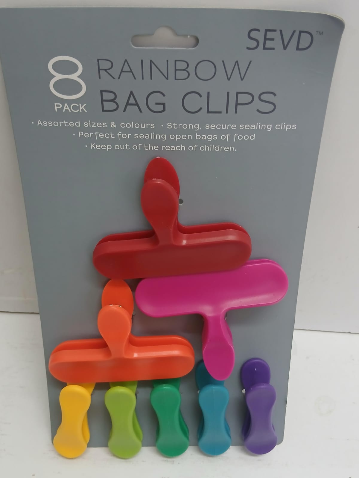 8pcs Multifunctional bag sealing clip