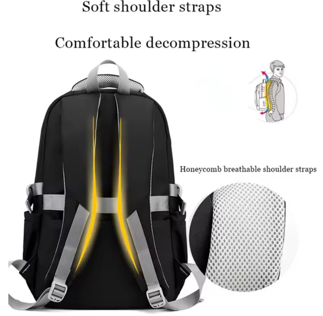 Fashionable JLD Large-Capacity Waterproof School Bag