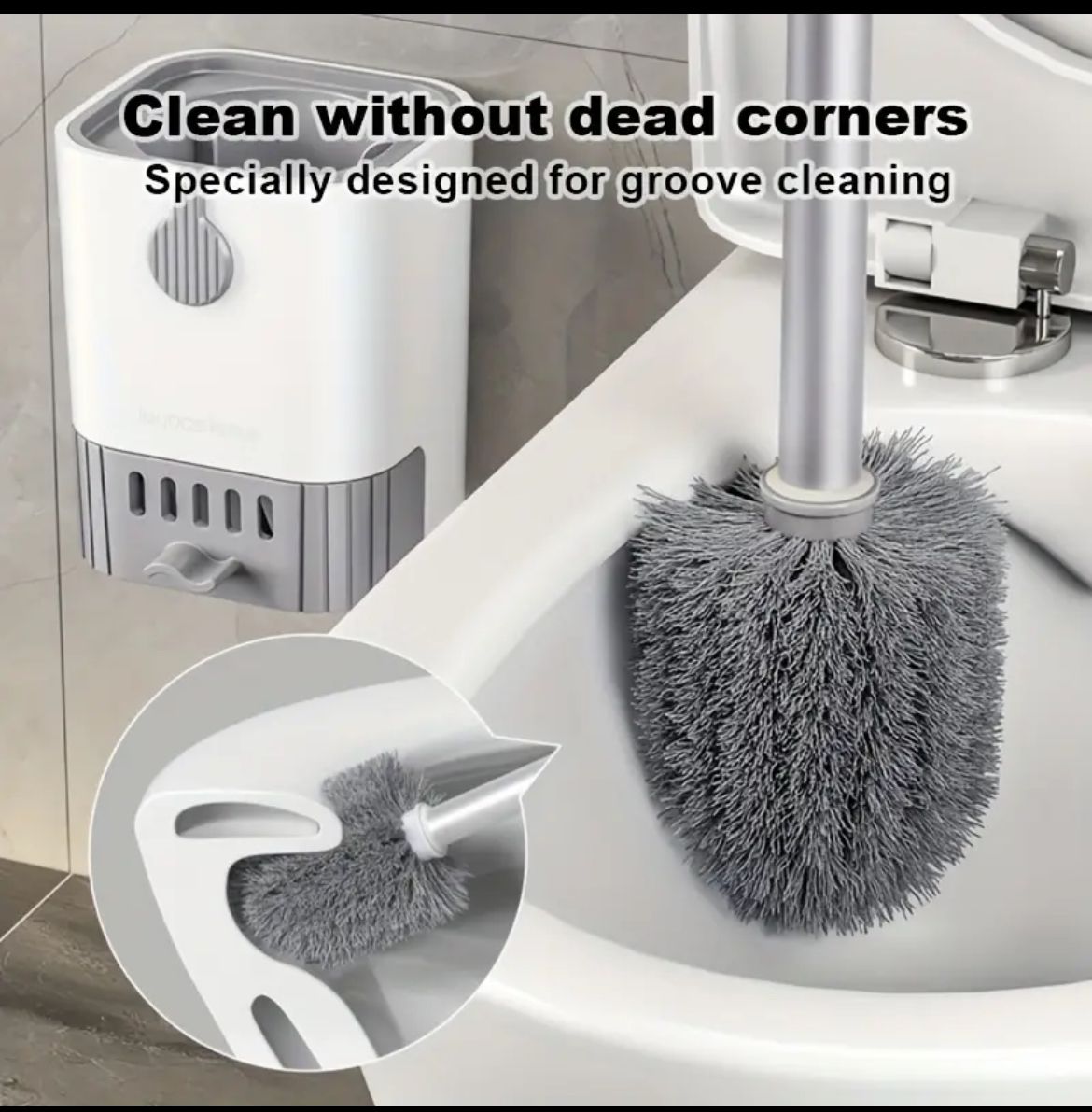 3 in 1 Toilet Brush & Plunger Set
