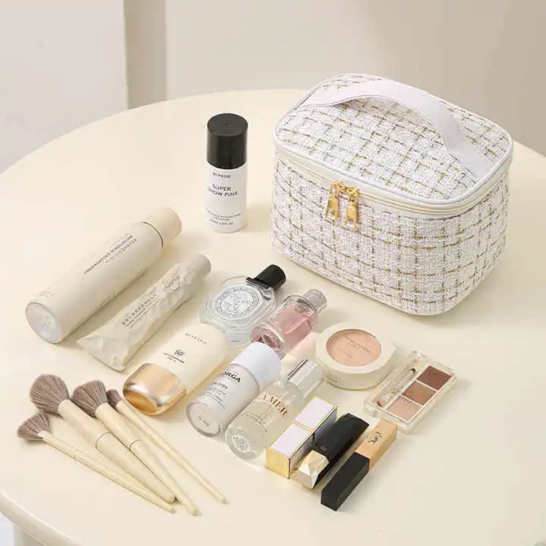 Luxury travel portable storage organizer