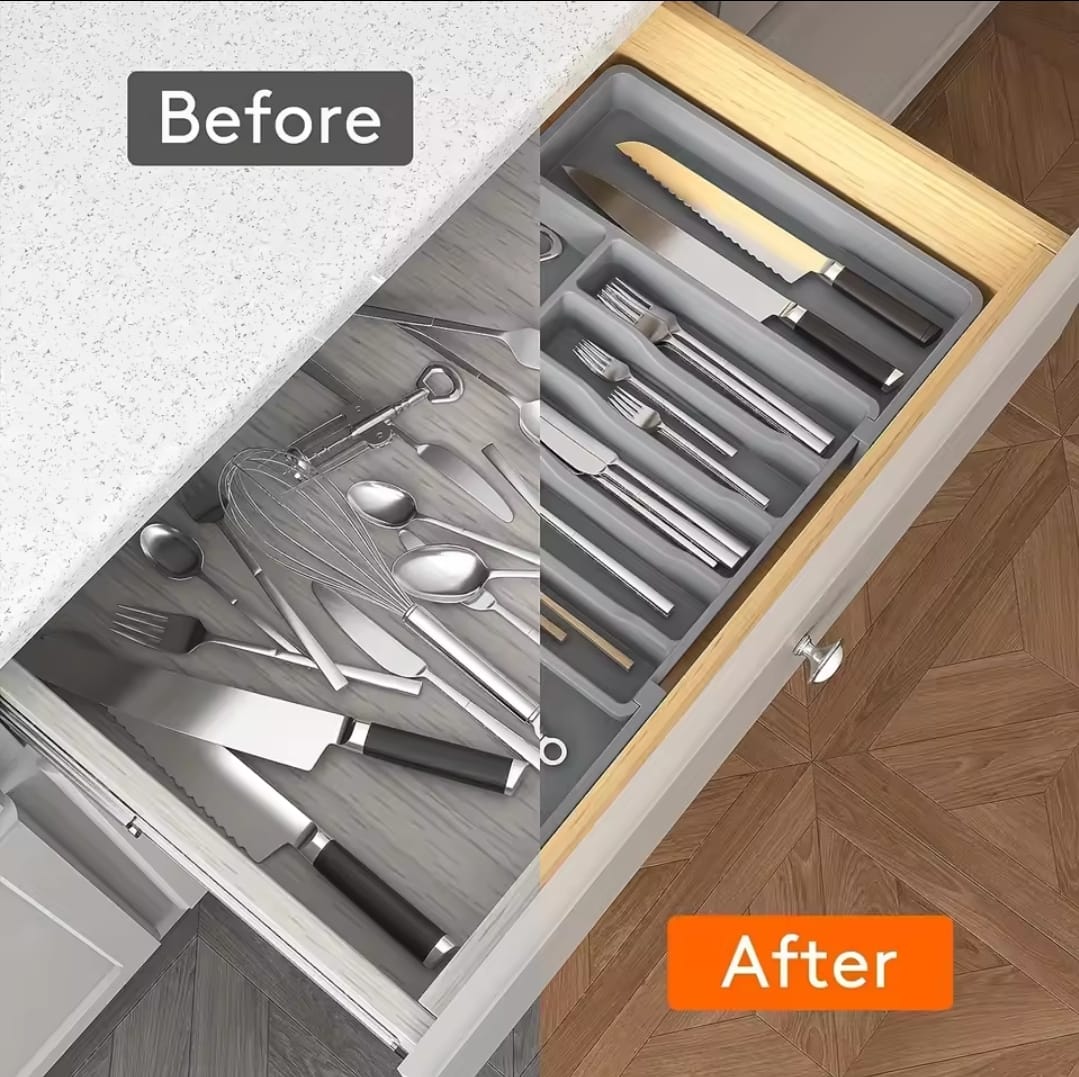 Expandable Cutlery Drawer organizer