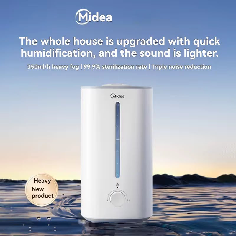 Midea automatic ultrasonic USB humidifier mist maker diffuser/ humidifier