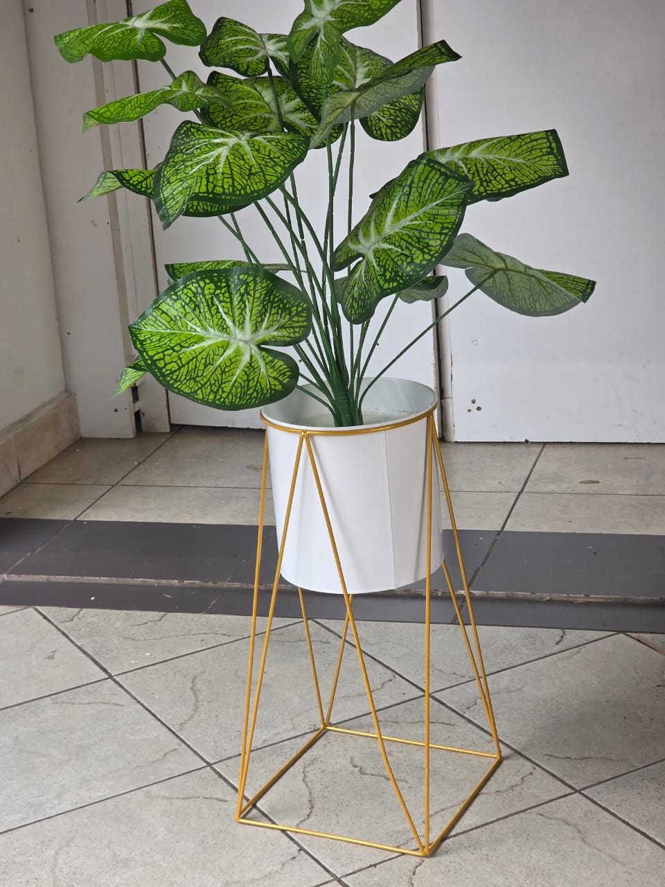 Nordic Geometric metal iron flower pot