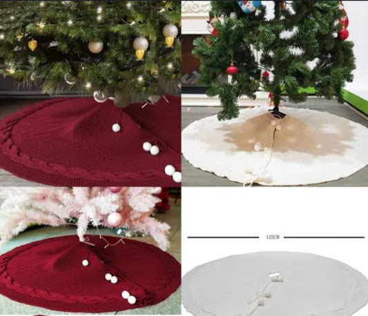 Knitted christmas skirt