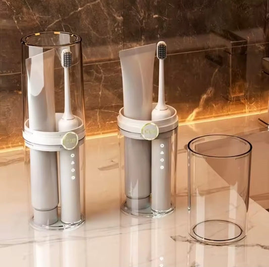 Acrylic big size toothbrush holder