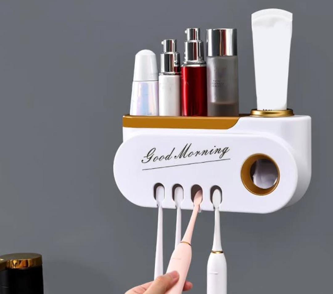 Good morning toothpaste dispenser