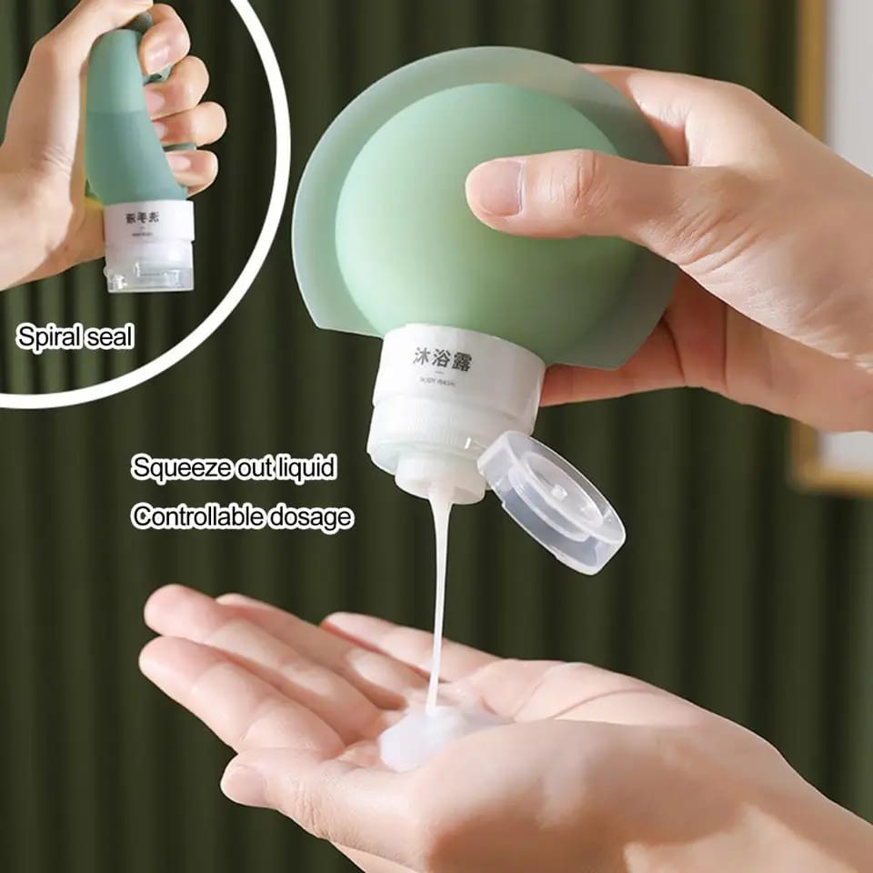 3Pcs/Set Silicone Bottle Lotion Container