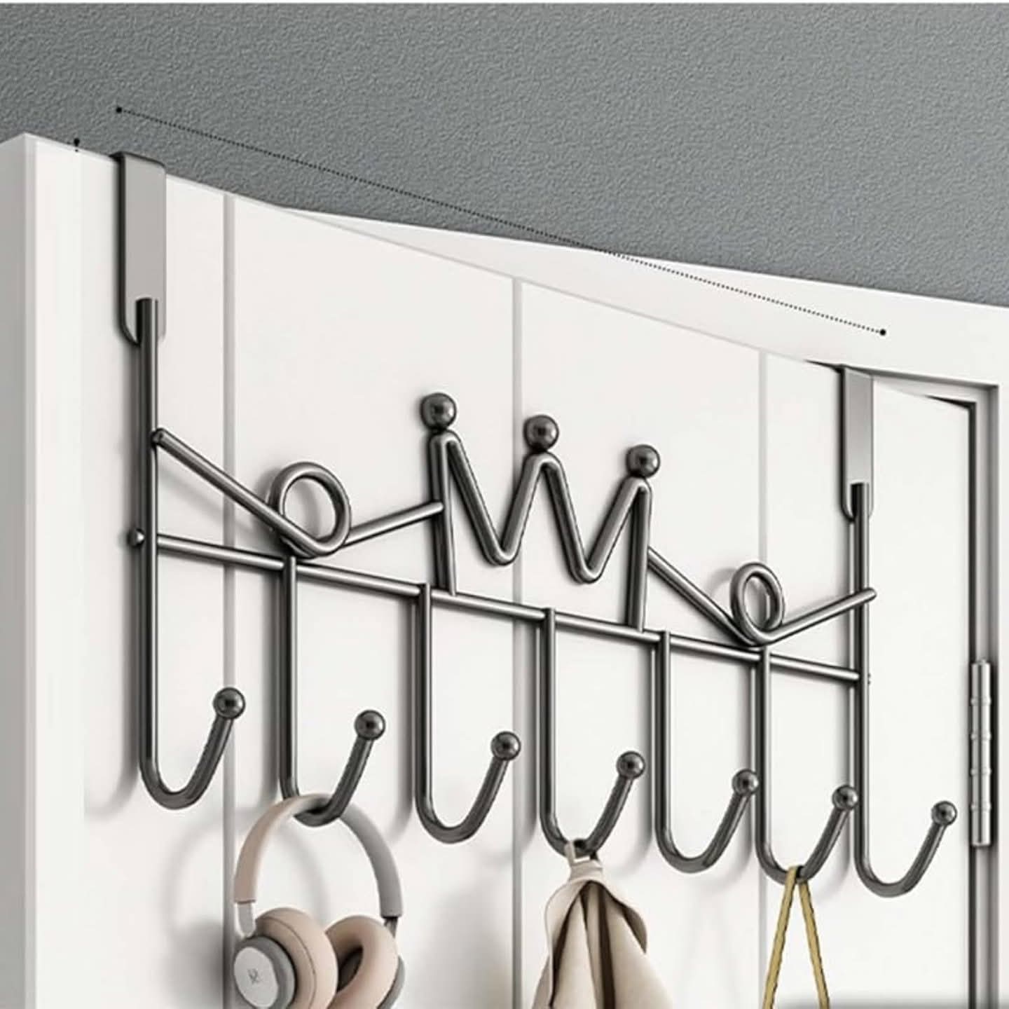 7 Hook Heavy Duty Over-the-Door Hanger/Rack