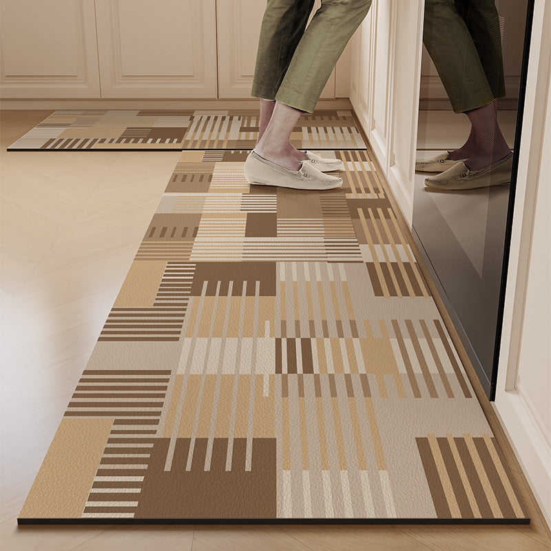 VIKAMA kitchen mats waterproof  non-slip rugs