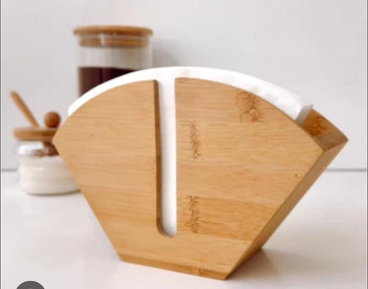 Bamboo napkin holder