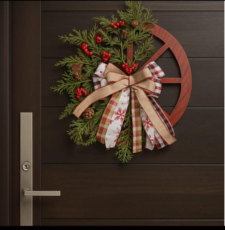 40cm Christmas Rustic When Garland