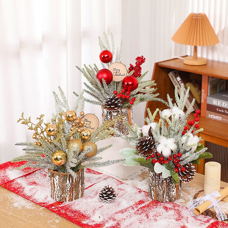 1Pcs Tabletop Exquisite Mini Christmas Tree