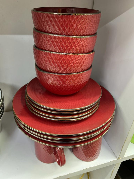 16 piece ceramic dinner set