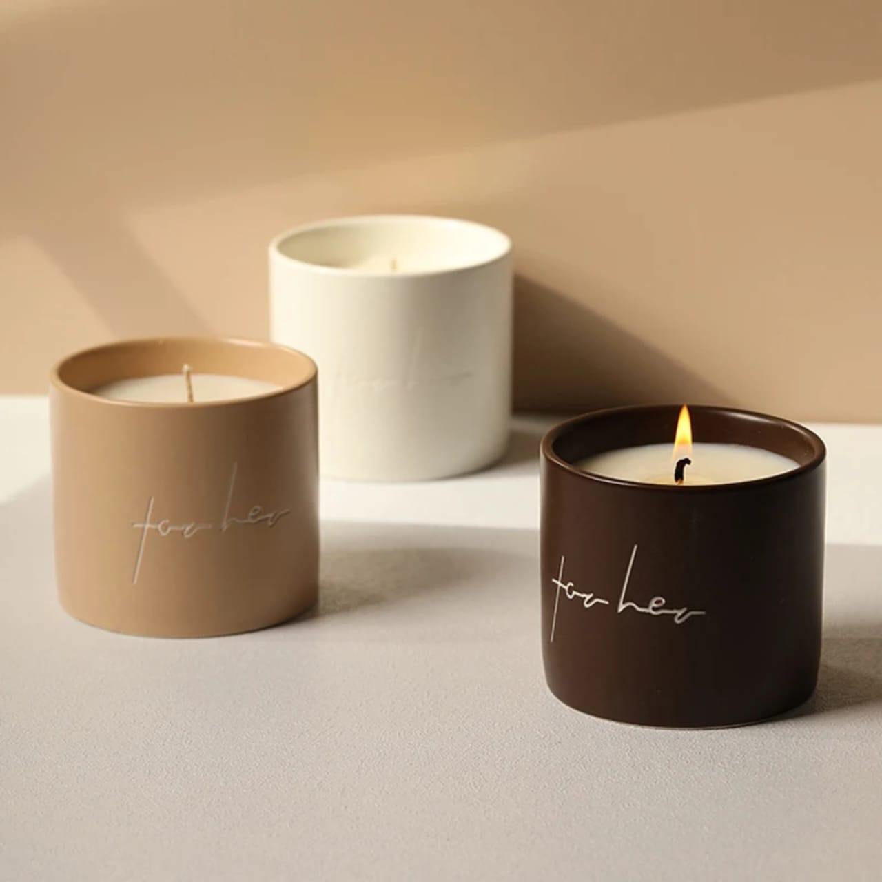 Nordic Simple Exquisite Fragrance Matte Aromatherapy Scented Candles