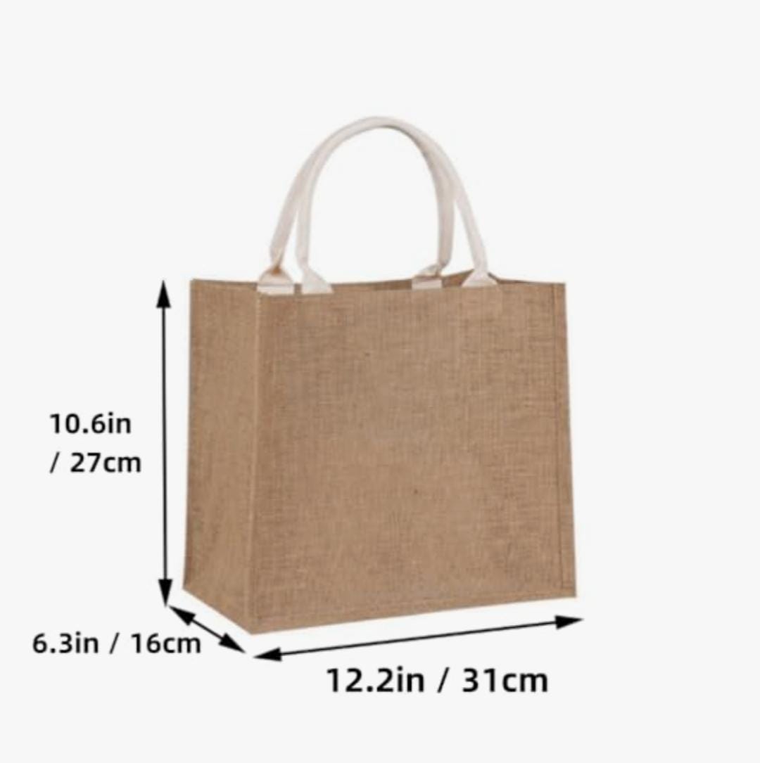 JUTE TOTE BAGS PLAIN