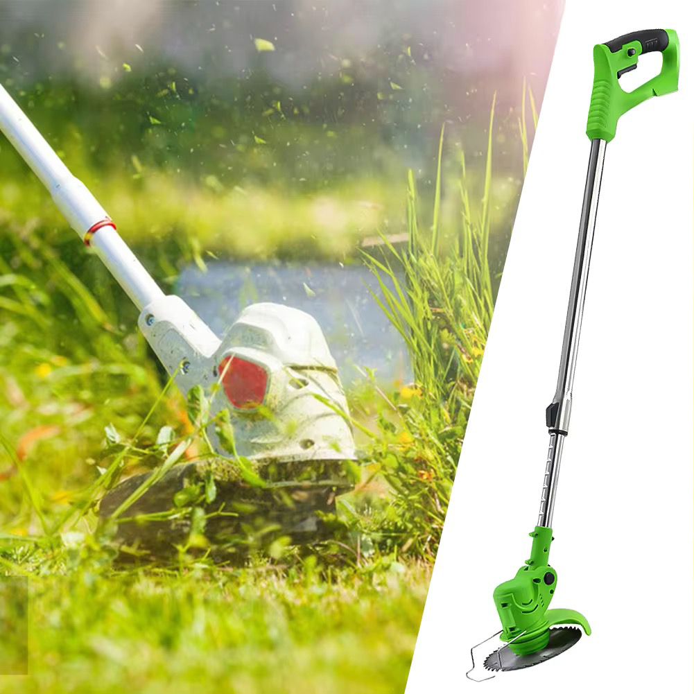 Cordless Electric Lawn Mower Foldable Adjustable Trimmer