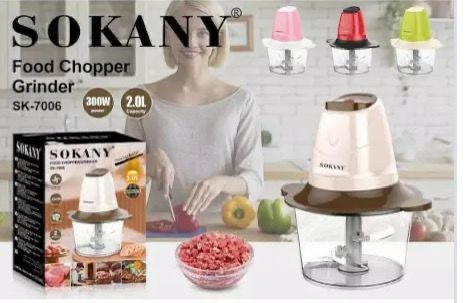Sokany 2ltrs Chopper