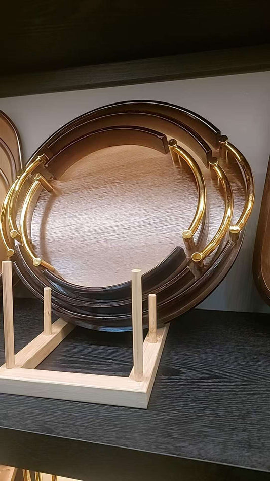 3pcs Multi-functional Bamboo Food storage Trays