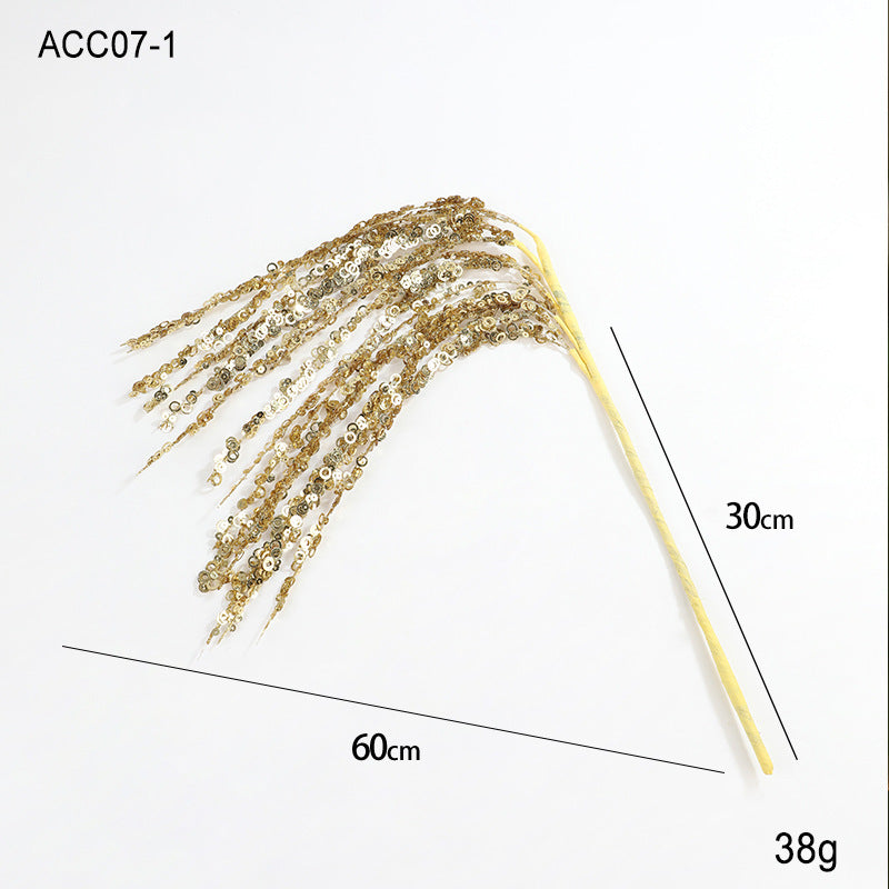 60CM Glitter Twig Ornaments Branches