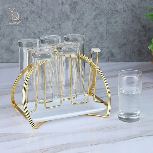 Glass/Cup holder with drainer