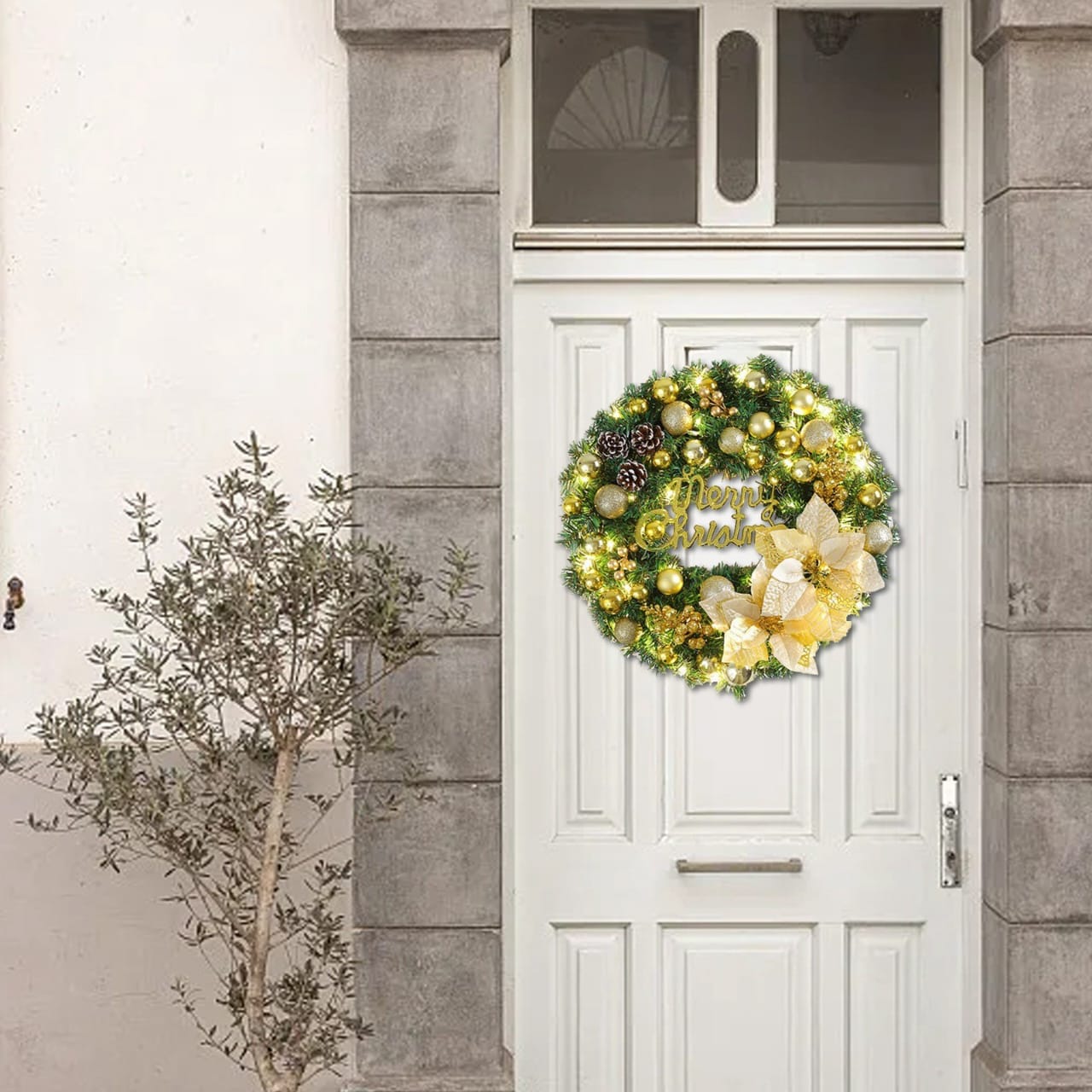 Christmas Door Wreath Decor