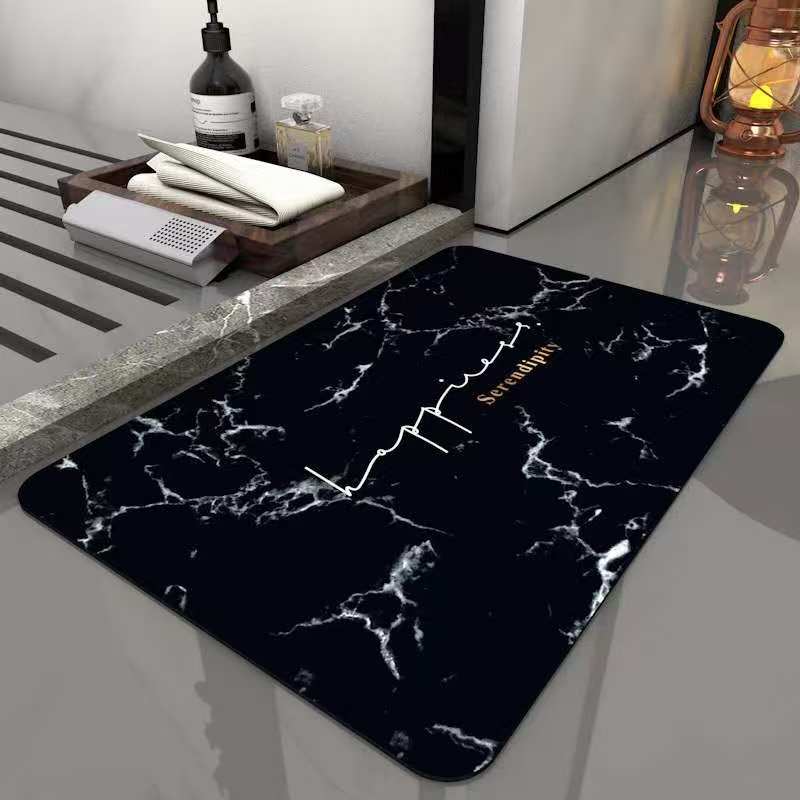 Super Absorbent Bath Mat/Non Slip Quick Drying Bathroom Rug