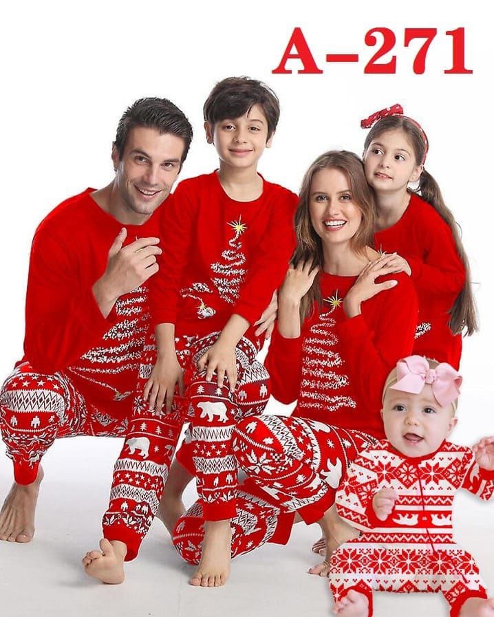 Christmas pajamas outfit for both Adults &kids