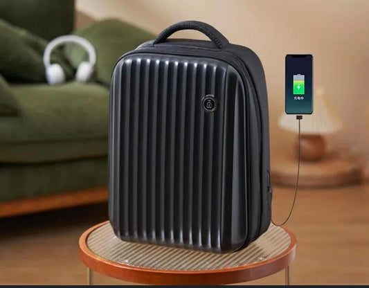 Black hard-shell backpack /laptop backpacks