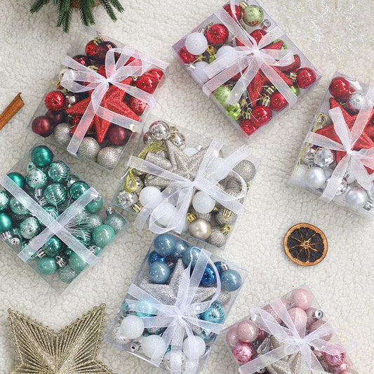 30pcs Xmas ball set and star
