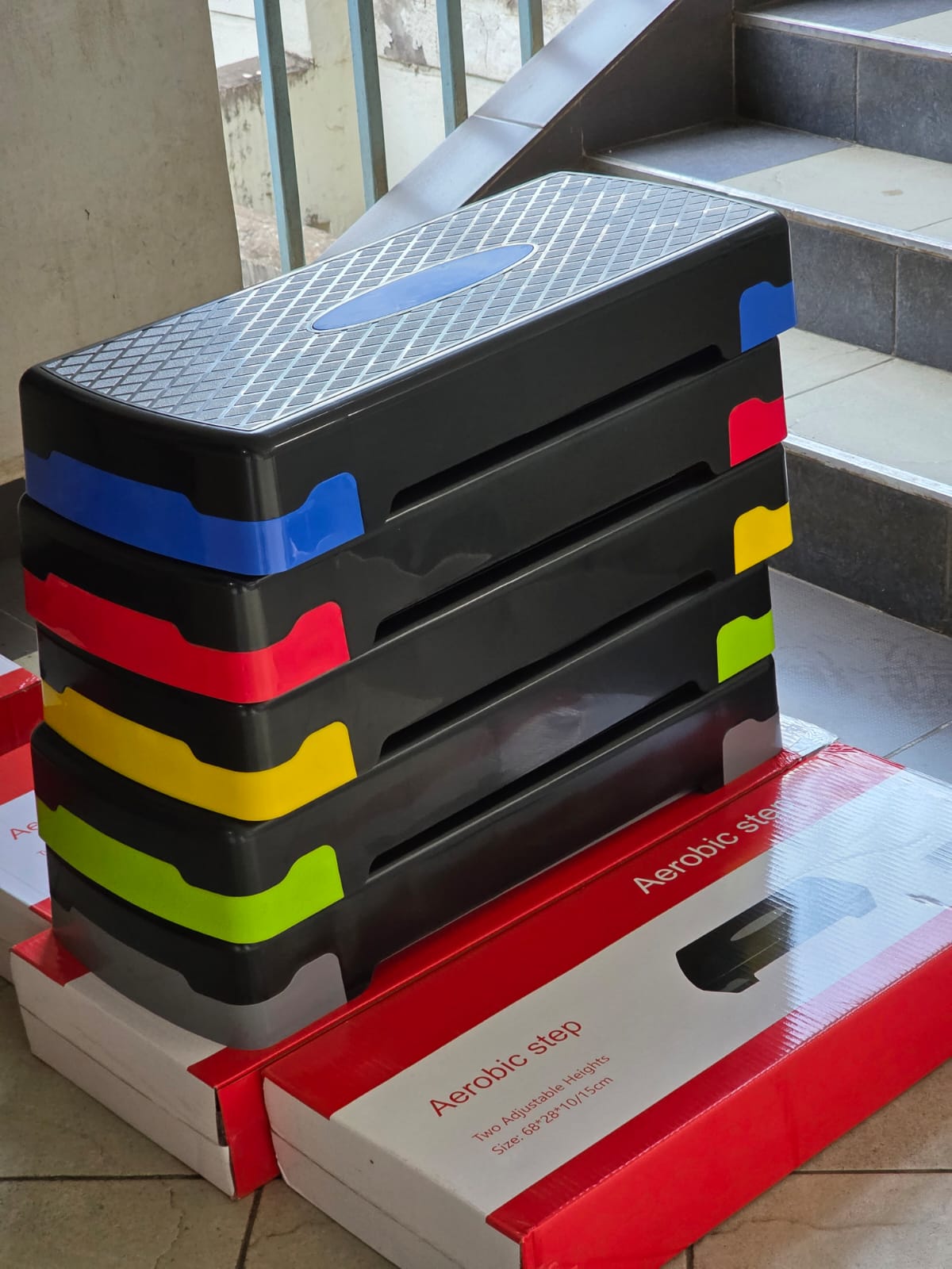 Aerobic fitness stepper