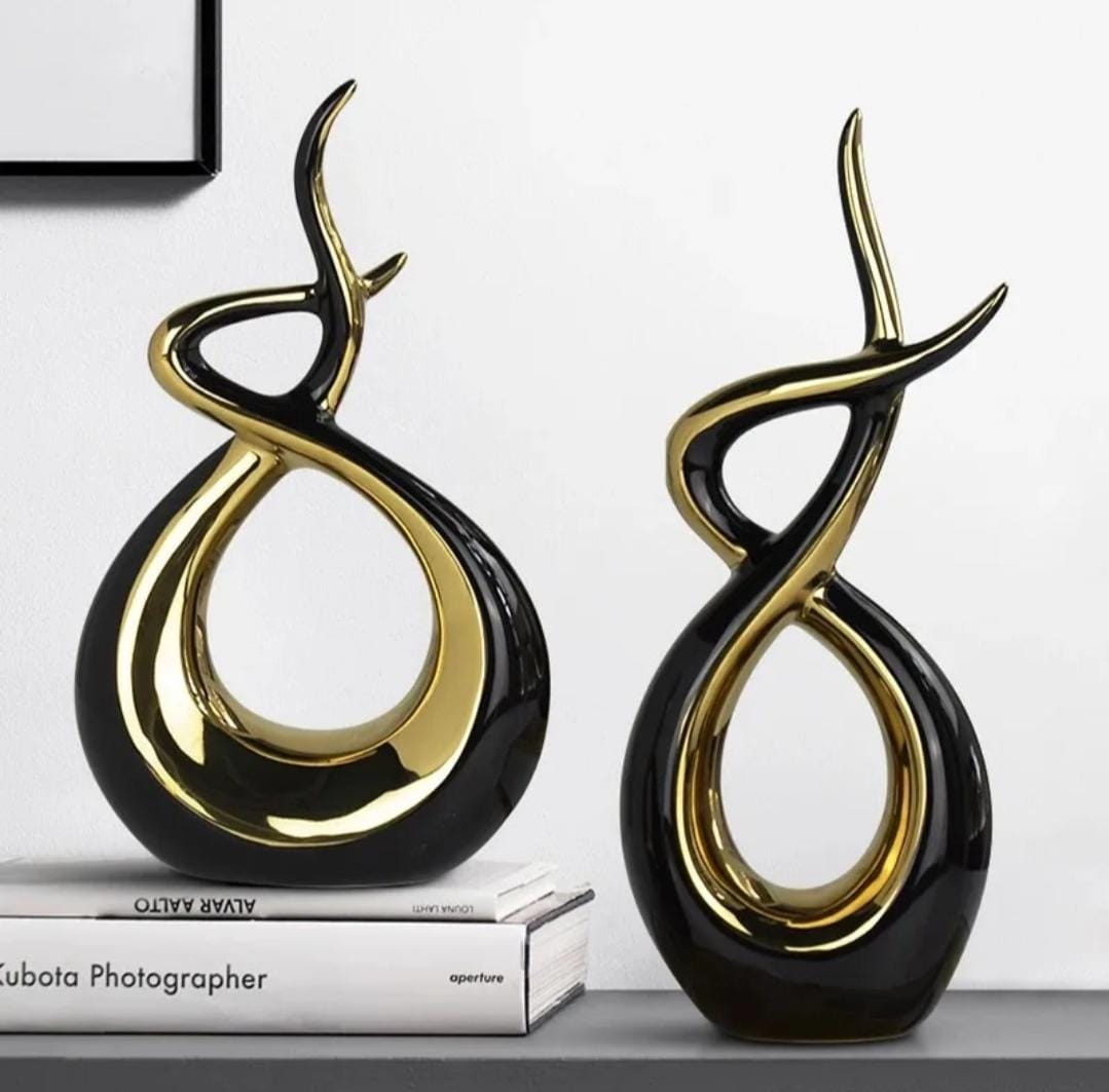 2pcs Modern Ceramic Decoration Ornaments