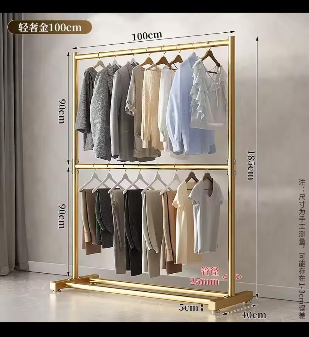 Clothes Rack for Living Room/Floor Standing Coat Hanger