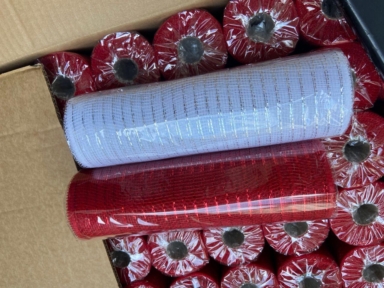 Christmas Mesh Ribbon decor