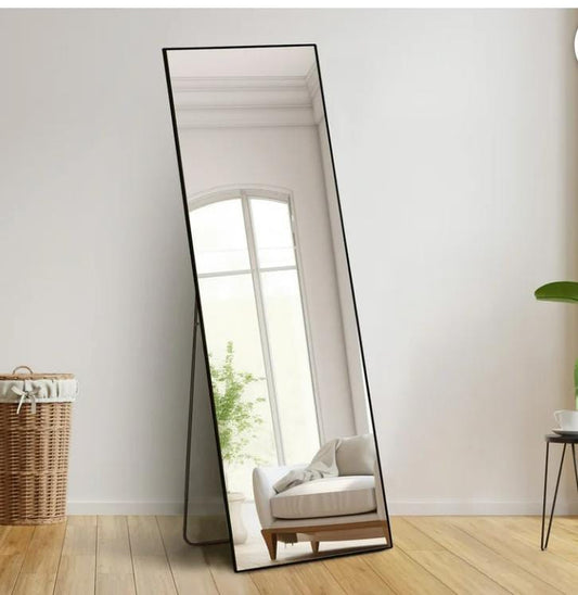 Full body rectangular framed dressing mirror