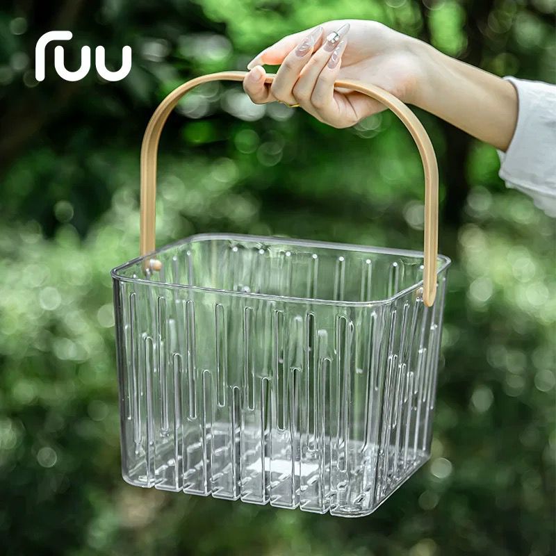 Basket storage organizer with handle/ Multipurpose holder