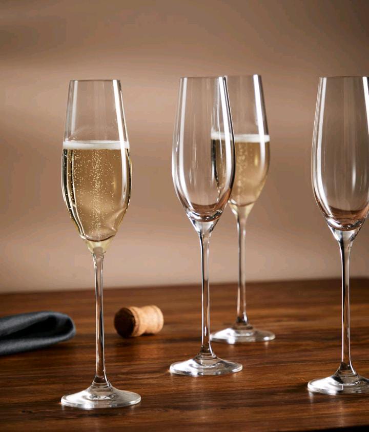 Champagne glass clear