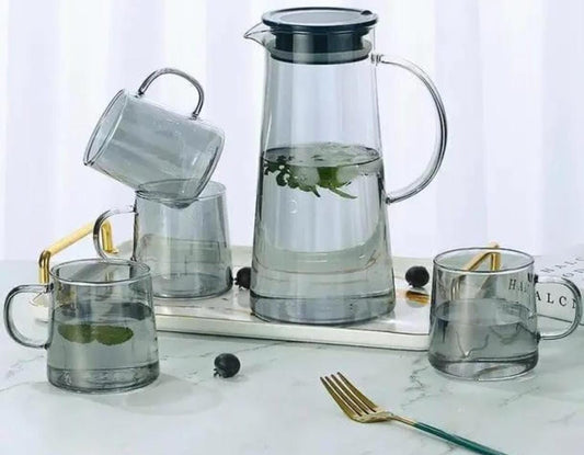 5PC SET BOROSILICATE GLASS SET