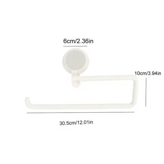 Traceless bathroom wall mounted paper holder/ towel rack