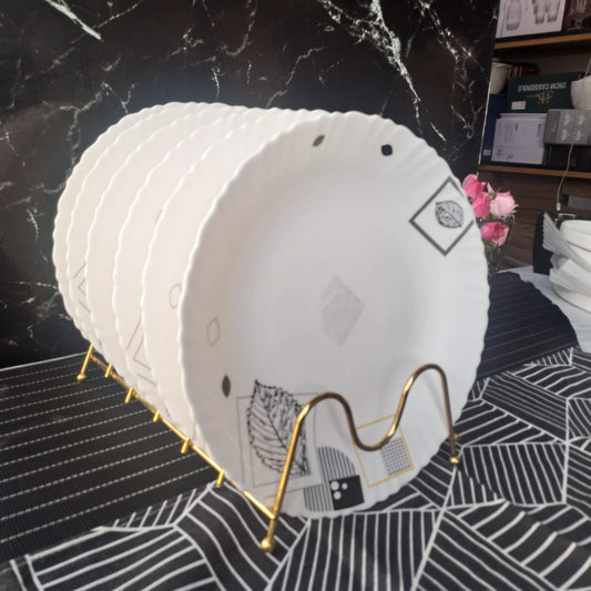 11" Stylish dinner plate