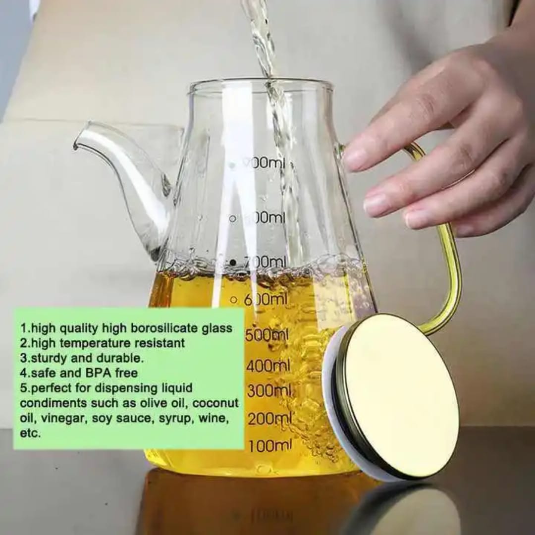 900Ml Oil Jar With A Sprout