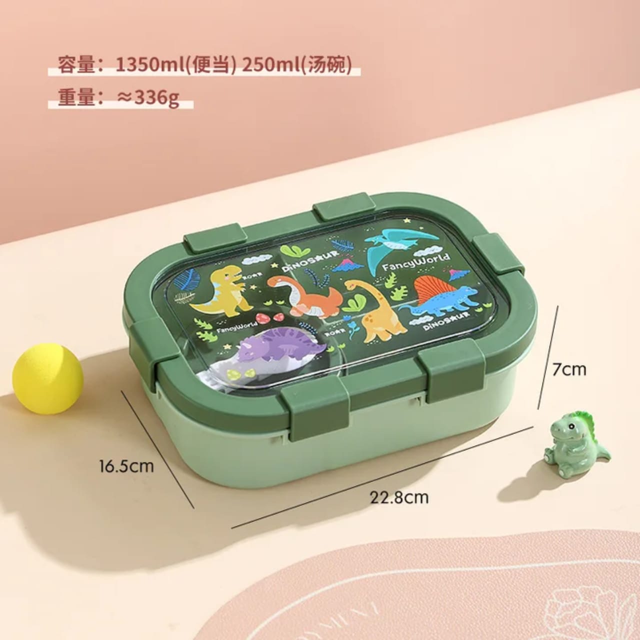 4-Compartment Bento Lunch Box