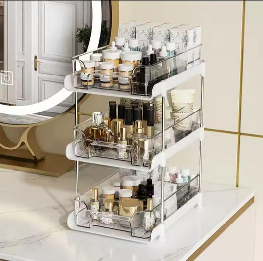3 layer multifunctional storage rack