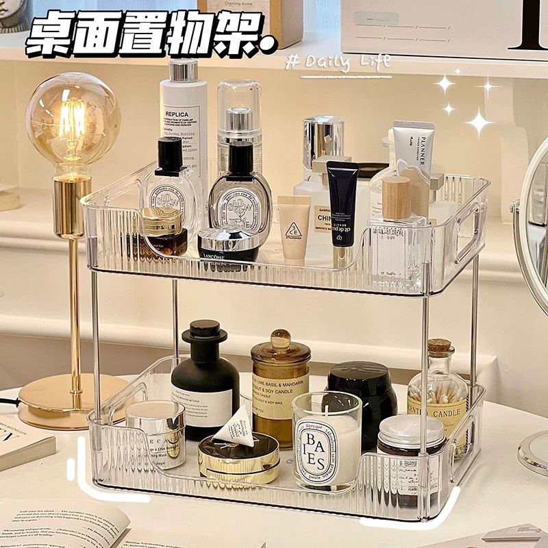 Luxury bathroom storage rack/ cosmetic/make up organizer