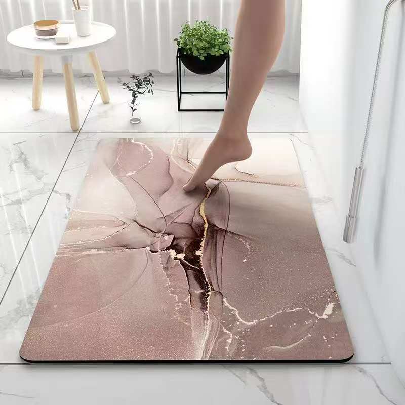 Super Absorbent Bath Mat/Non Slip Quick Drying Bathroom Rug