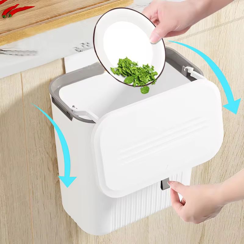 9L Wall Mounted Kitchen Waste Bin