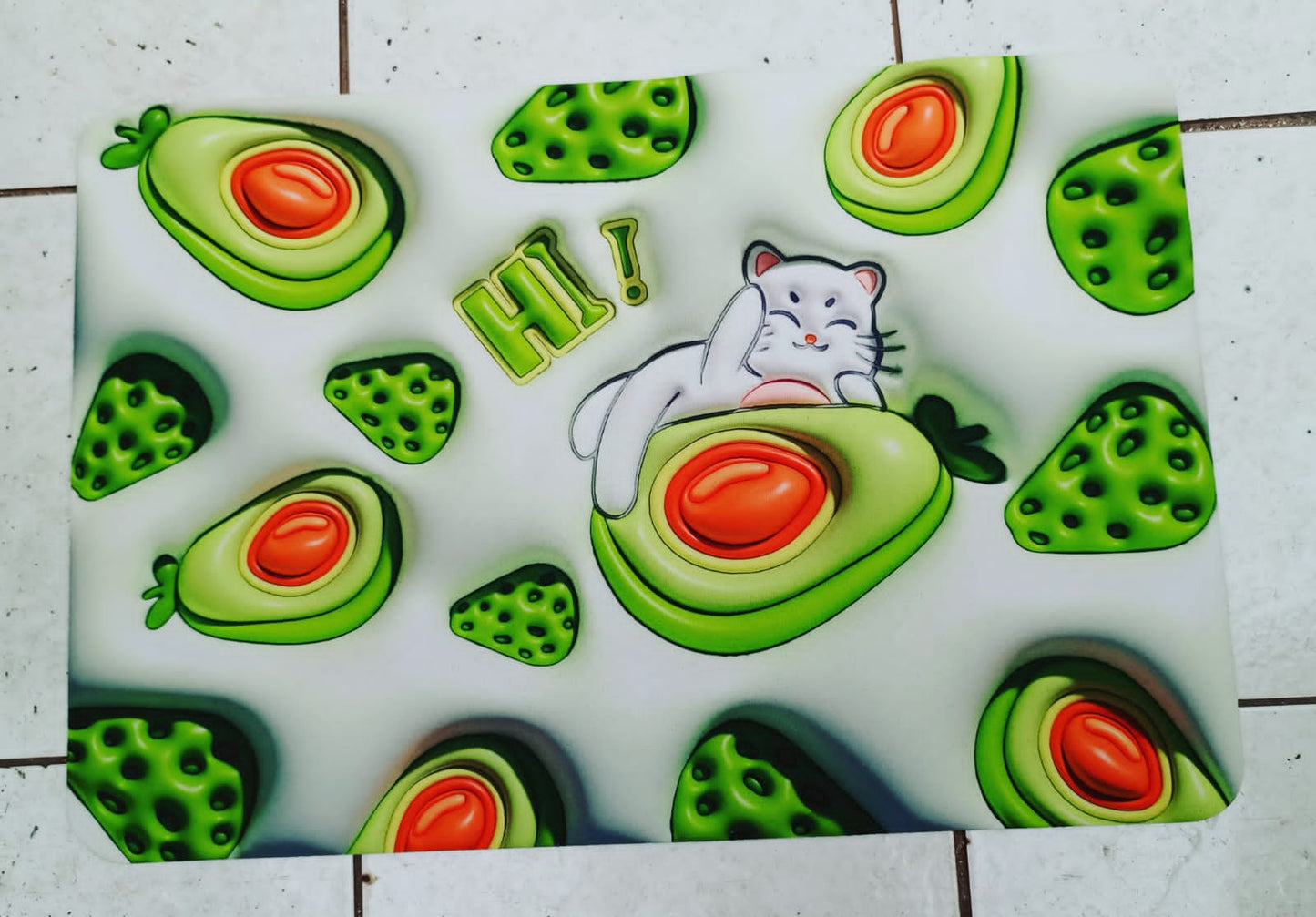 Bubble-Like Bathroom Absorbent Mat