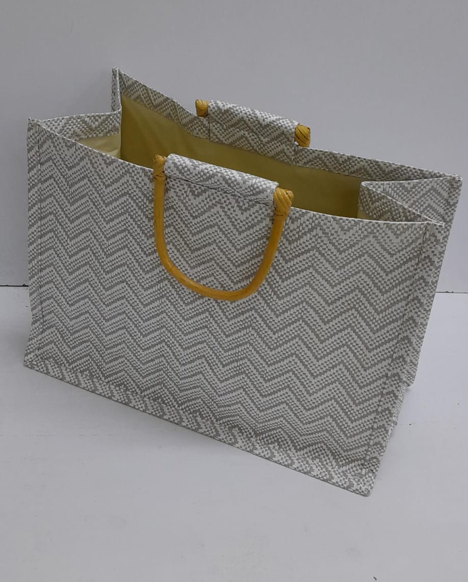 JUTE TOTE BAGS STRIPED