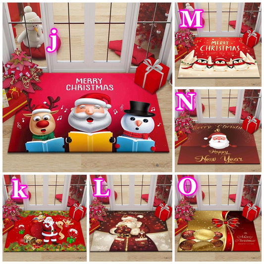 Merry Christmas Doormat Decorative Xmas Holiday Front Door