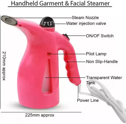 Portable Steamer - Steamer for ironing, disinfection, face care Ester Plus